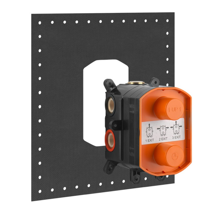 Bateria natryskowa podtynkowa Gessi Goccia czarny mat- sanitbuy.pl