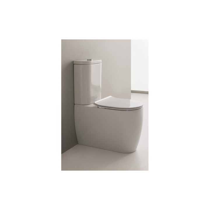 Miska WC kompaktowa Scarabeo Moon 66x36x42 cm biała- sanitbuy.pl