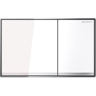 Przycisk Geberit Sigma 60, do spłuczek podtynkowy UP320/UP300, szkło białe- sanitbuy.pl