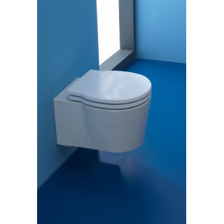 Miska WC wisząca Scarabeo Bucket 40x29cm biała- sanitbuy.pl