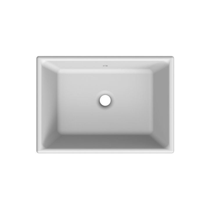 Umywalka wpuszczana w blat Scarabeo Gaia-Tech-Miky 56x39,5x15,5 cm, biała- sanitbuy.pl