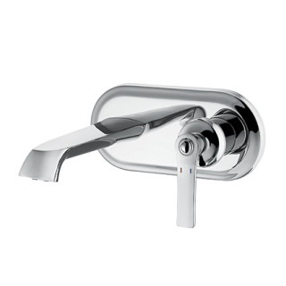 Bateria umywalkowa 3-otworowa Omnires Armance chrom wylewka 13cm- sanitbuy.pl