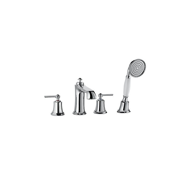 Bateria wannowa natynkowa Omnires Armance chrom wylewka 20,5cm- sanitbuy.pl