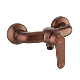 Bateria bidetowa Omnires Art Deco miedź antyczna wylewka 11,5cm- sanitbuy.pl