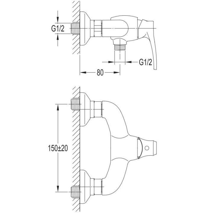 Bateria bidetowa Omnires Art Deco miedź antyczna wylewka 11,5cm- sanitbuy.pl