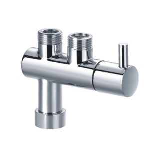 Bateria umywalkowa czasowa Y wysokość 13,4cm chrom- sanitbuy.pl