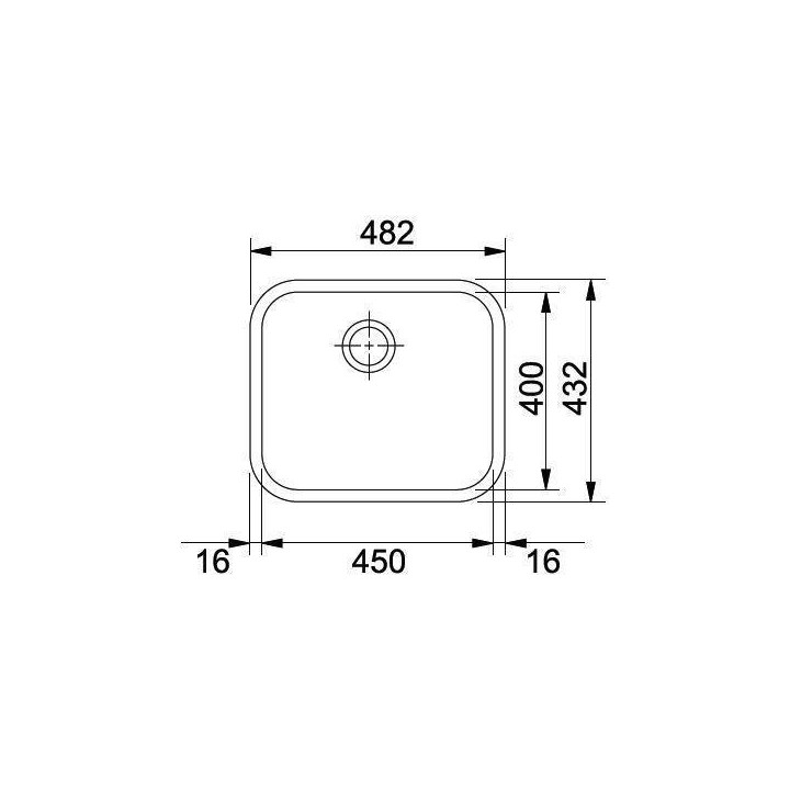 Zlewozmywak stalowy Franke Galassia GAX 110-45 - sanitbuy.pl