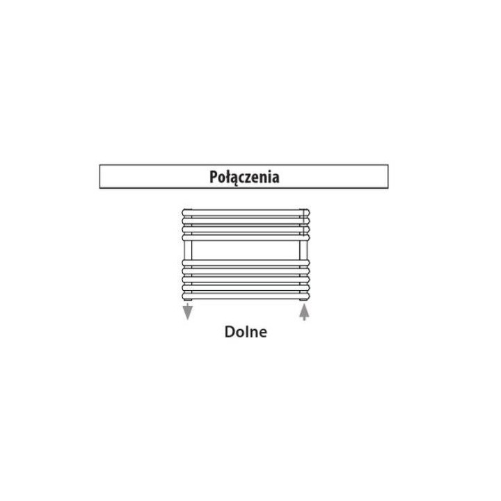 Grzejnik Irsap Novo Cult 80,7x60 cm - biały- sanitbuy.pl