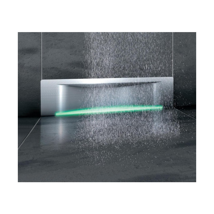 Kessel Odpływ ścienny Scada LED RGB, z pokrywą Wave- sanitbuy.pl