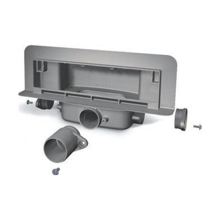 Kessel Odpływ ścienny Scada LED RGB, z pokrywą Wave- sanitbuy.pl