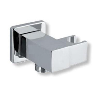 Przyłącze kątowe z uchwytem Fromac przegłubowe, chrom- sanitbuy.pl