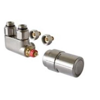 Zestaw zaworowy Jaga Set 47 kątowy - głowica chrom- sanitbuy.pl