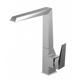 Bateria kuchenna Art Platino Rok jednouchwytowa z obrotową wylewką, chrom - sanitbuy.pl