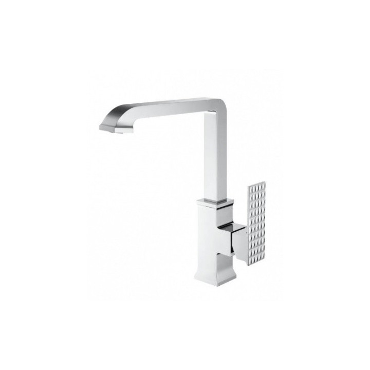 Bateria kuchenna Art Platino Panama jednouchwytowa  z obrotową wylewką, chrom - sanitbuy.pl