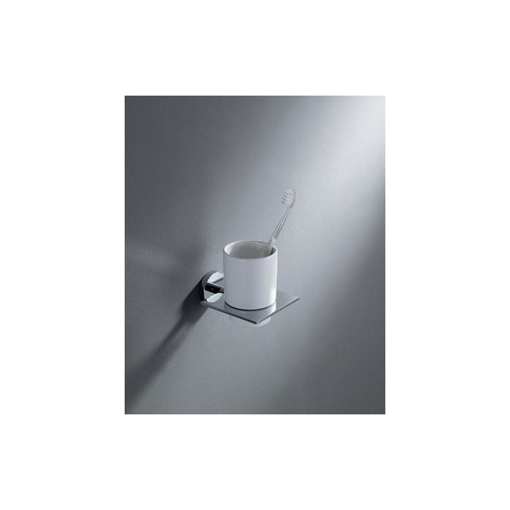 Uchwyt ze szklanką Blue Water Hugo chrom - sanitbuy.pl