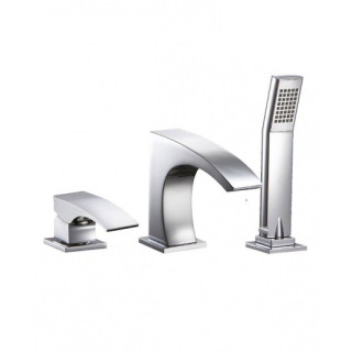 Bateria wannowa 3-otworowa Blue Water Liwia chrom - sanitbuy.pl