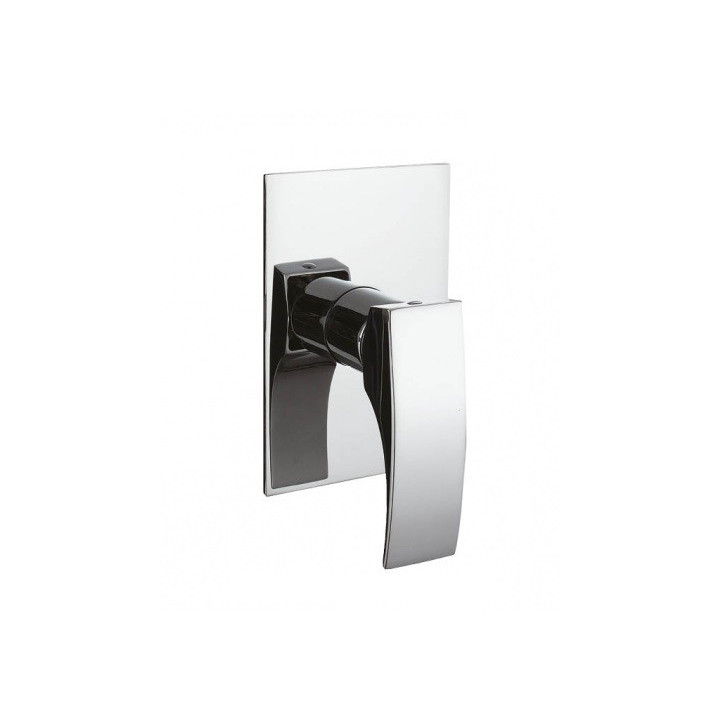 Bateria prysznicowa podtynkowa Blue Water Liwia Jednouchwytowa bez przełącznika, chrom - sanitbuy.pl