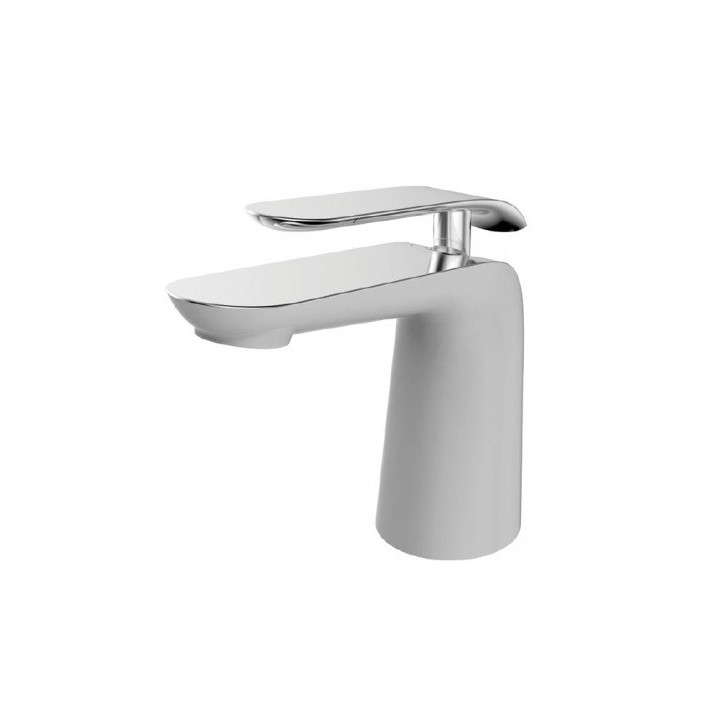 Bateria umywalkowa Art Platino Emira Jednouchwytowa wysokość 16.6cm chrom/biała - sanitbuy.pl