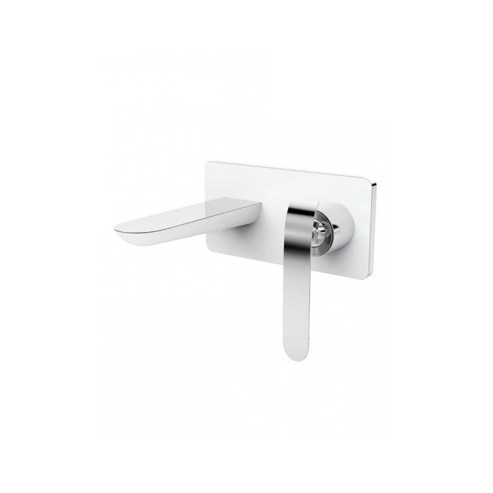 Bateria umywalkowa podtynkowa Art Platino Emira Jednouchwytowa chrom/biała - sanitbuy.pl