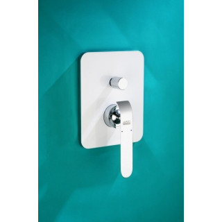 Bateria podtynkowa z przełącznikiem Art Platino Emira jednouchwytowa chrom/biała - sanitbuy.pl