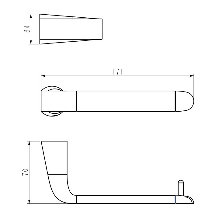 Art Platino Emira Uchwyt na papier toaletowy, chrom - sanitbuy.pl