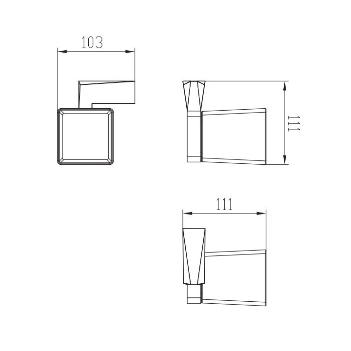 Uchwyt ze szklanką Art Platino Rok chrom - sanitbuy.pl