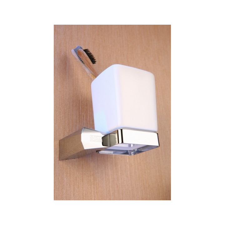 Uchwyt ze szklanką Art Platino Rok chrom - sanitbuy.pl