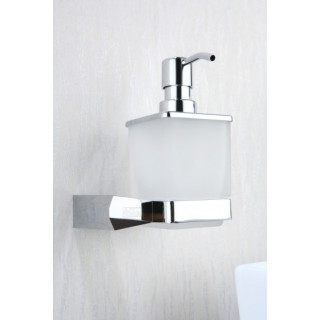 Dozownik mydła Art Platino Rok z uchwytem ściennym, chrom - sanitbuy.pl