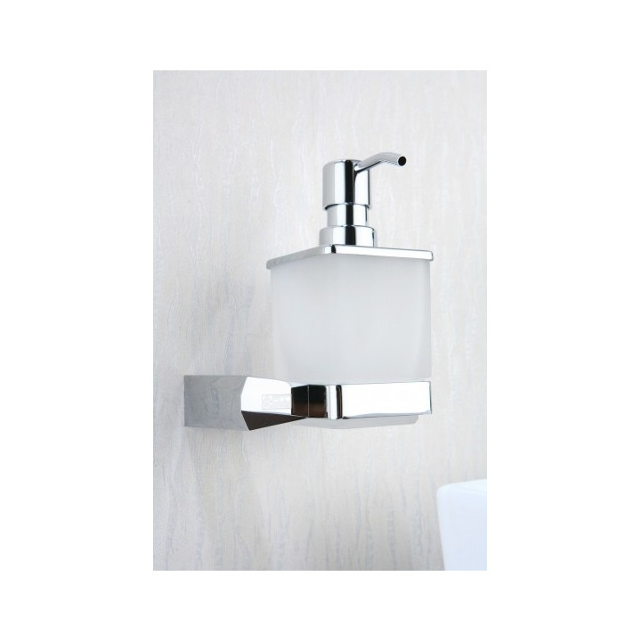 Dozownik mydła Art Platino Rok z uchwytem ściennym, chrom - sanitbuy.pl