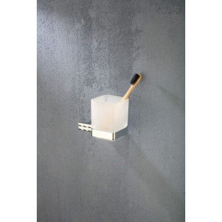 Uchwyt ze szklanką, Art Platino Panama chrom- sanitbuy.pl