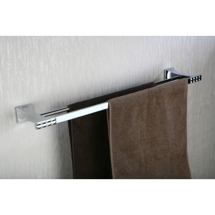 Wieszak na ręczniki podwójny Art Platino Panama chrom - sanitbuy.pl