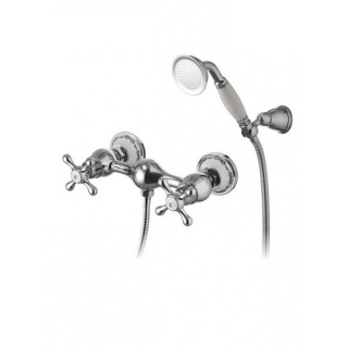 Bateria prysznicowa natynkowa, Art Platino Nikolas dwuuchwytowa chrom - sanitbuy.pl