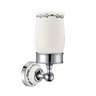 Uchwyt ze szklanką, Art Platino Nikolas chrom - sanitbuy.pl