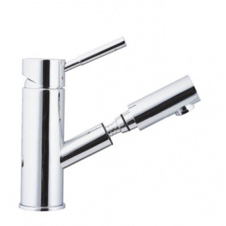 Bateria umywalkowa Blue Water Denver jednouchwytowa z wyciąganą wylewką, chrom - sanitbuy.pl