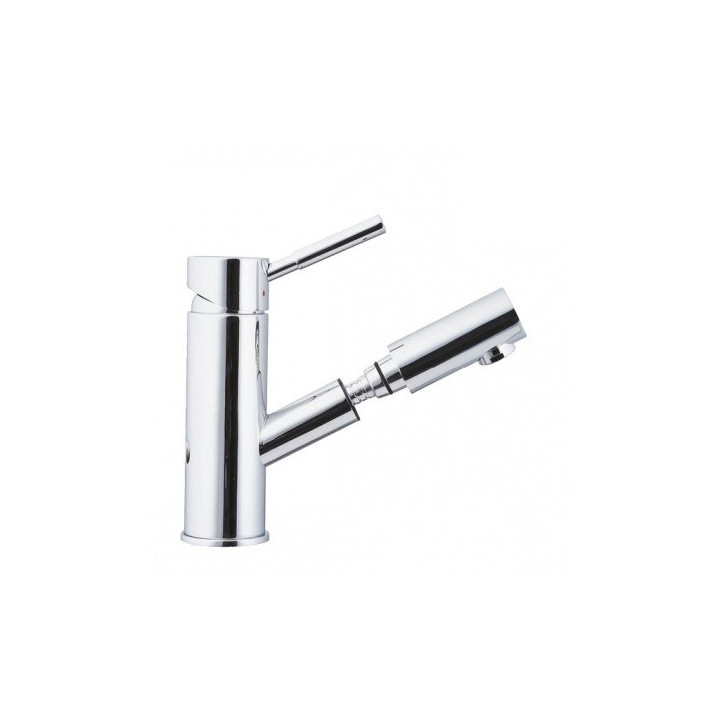 Bateria umywalkowa Blue Water Denver jednouchwytowa z wyciąganą wylewką, chrom - sanitbuy.pl