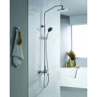 Zestaw prysznicowy Blue Water Denver natynkowy, chrom - sanitbuy.pl