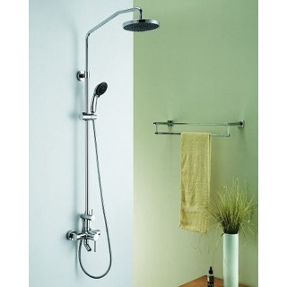 Zestaw wannowo-prysznicowy Blue Water Denver  natynkowy, chrom - sanitbuy.pl