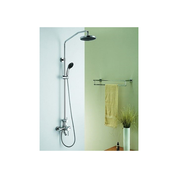 Zestaw wannowo-prysznicowy Blue Water Denver  natynkowy, chrom - sanitbuy.pl