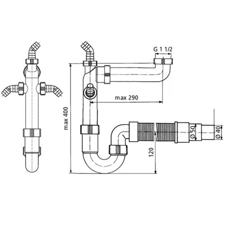 Blanco syfon płaska wersja - sanitbuy.pl