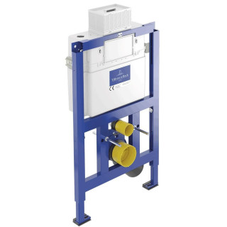 Stelaż podtynkowy do miski wiszącej Villeroy & Boch ViConnect H112 wraz z przyciskiem spłukującym w kolorze chrom błyszczący- sa