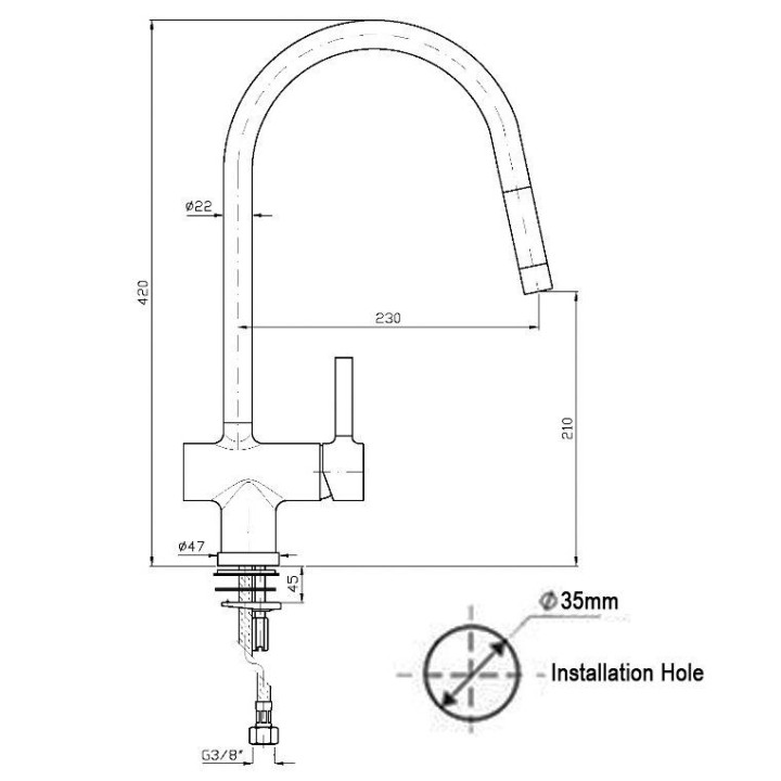 Bateria zlewozmywakowa Zucchetti Pan jednouchwytowa wylewką obrotową, czarny mat- sanitbuy.pl