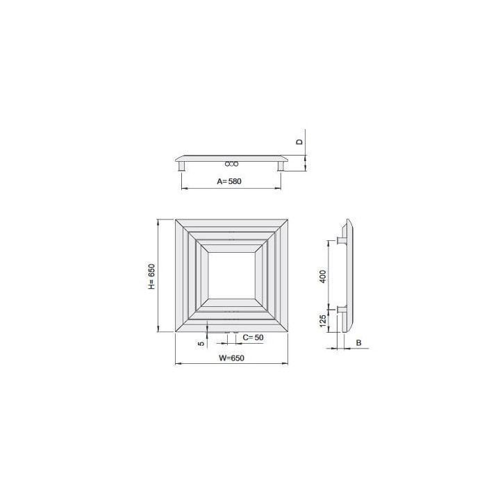 Grzejnik Enix Libra (L) 60x60 cm - kolor standardowy- sanitbuy.pl