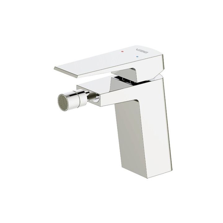  Bateria bidetowa Vedo Sette wysokość 135mm z korkiem klik klak chrom- sanitbuy.pl