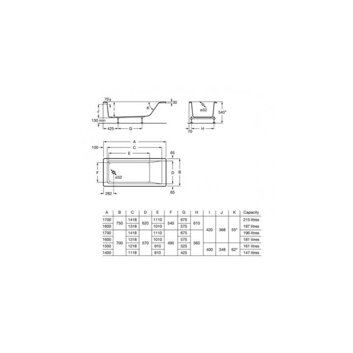 Wanna prostokątna Roca Easy 160x75 cm - sanitbuy.pl