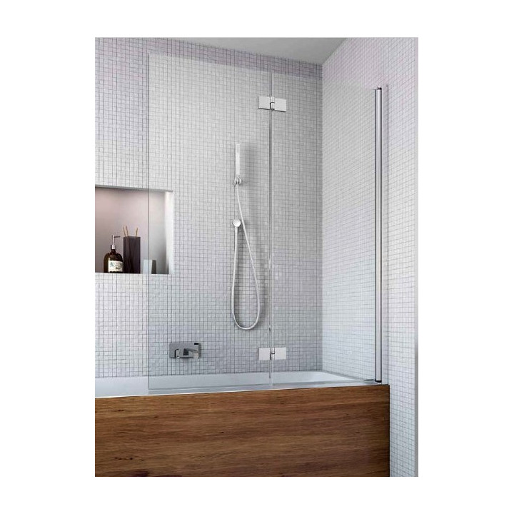 Parawan Radaway Essenza New 2- częściowy 120 cm, szkło przeźroczyste EasyClean- sanitbuy.pl