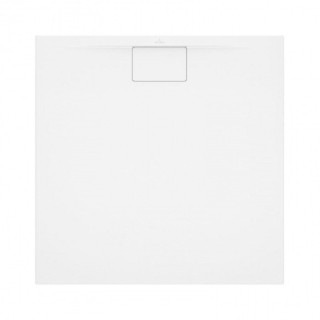 Brodzik kwadratowy Villeroy & Boch Architectura MetalRim 100x100x1,5 cm z akrylu, biały Weiss Alpin - sanitbuy.pl