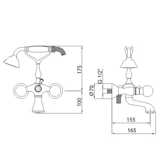 Bateria wannowa Giulini G. Odessa- sanitbuy.pl