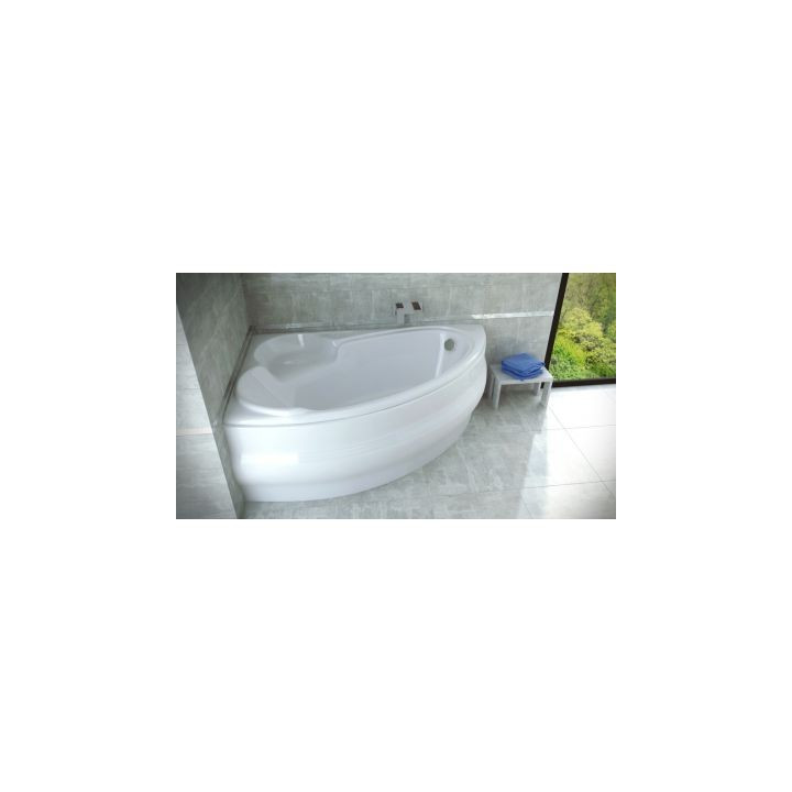 Wanna narożna Besco Finezja Nova 140x95 cm asymetryczna prawa biała- sanitbuy.pl
