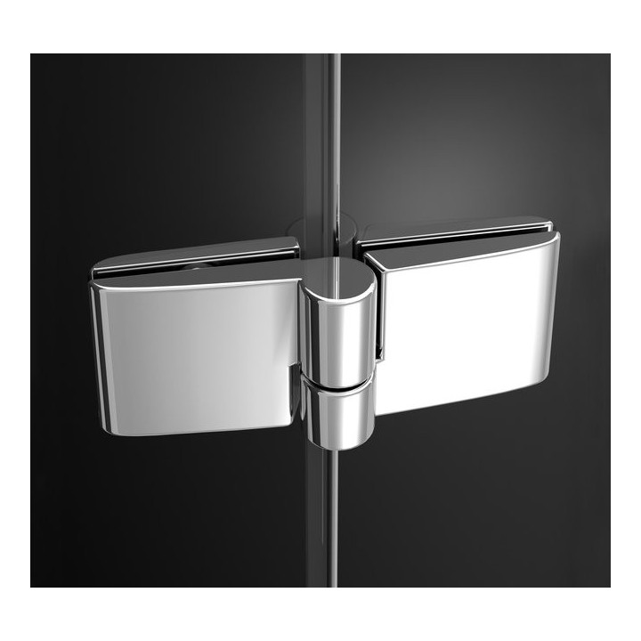 Kabina prysznicowa prostokątna Ravak SmartLine SMSRV4 80x80x190 cm z powłoką AntiCalc, profile chrom szkło przezroczyste - sanit