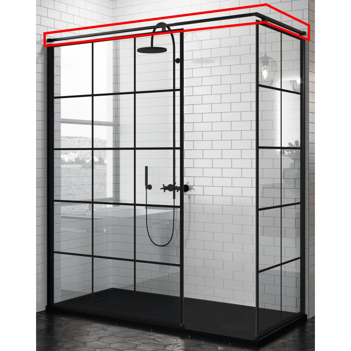 Drążek Novellini z możliwością przycięcia do ścianek Kuadra H- sanitbuy.pl